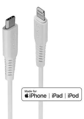 Immagine prodotto di Lindy Cavo da USB di tipo C a Lightning da 1 m, bianco