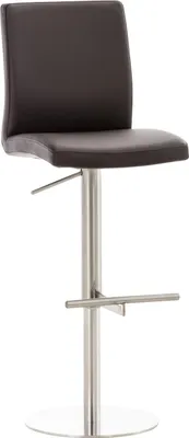 Image de Tabouret de bar Cadiz similicuir acier inoxydable