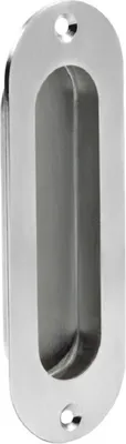 Produktbild von Griffmuschel Einlassmuschel Muschelgriff Edelstahl matt gebürstet 120mm x 40mm