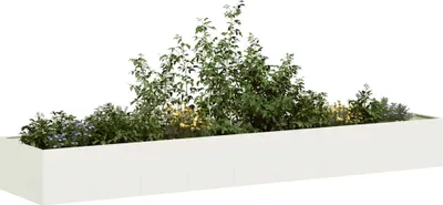 Produktbild von Pflanzgefäß Weiß 360x80x40 cm Stahl