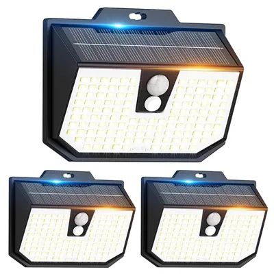 Immagine prodotto di Lampada da esterno a LED con sensore di movimento, 3 modalità, impermeabile IP65, 6000 K