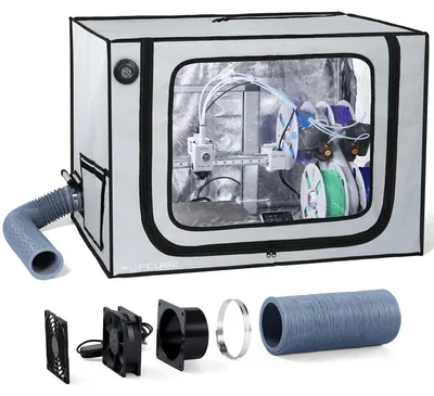 Produktbild von YOOPAI Pro 3D Drucker Gehäuse für Bambu Lab A1 Combo mit Abluftsystem – Größe Für A1 Combo with Extraction Kit