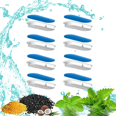 Produktbild von 8 Stück Katzenbrunnen Filter – Aktivkohlefilter für Katzen Trinkbrunnen – Effektive Wasserreinigung & Geruchsreduzierung