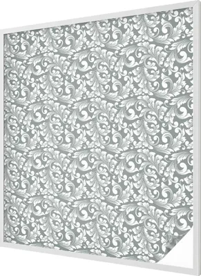 Produktbild von Buntglas Fensterfolie – 116x100 cm – Stained-Glass Design – blickdichte dekorative Sichtschutzfolie – selbstklebend, UV-Schutz – Laubige Eleganz