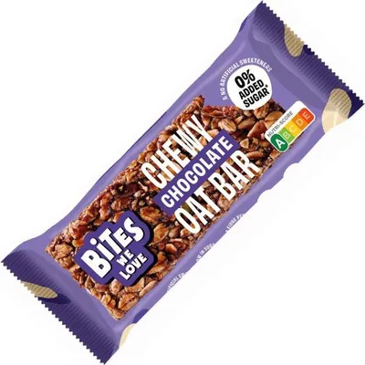 Produktbild von BitesWeLove Chewy Oat Bar Chocolate 30