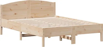 Produktbild von vidaXL Massivholzbett ohne Matratze 120x190 cm Kiefernholz
