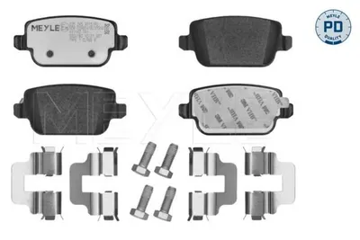 Produktbild von MEYLE Bremsbeläge Bremsklötze HINTEN 025 245 3715/PD