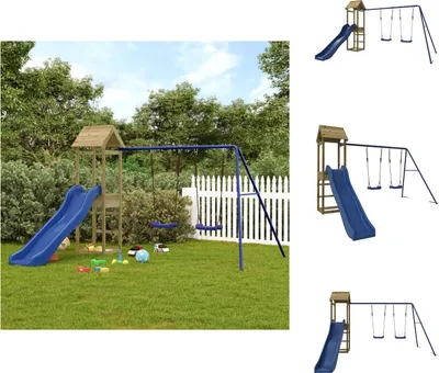 Produktbild von vidaXL Spielturm Imprägniertes Kiefernholz -  Schaukeln & Spieltürme