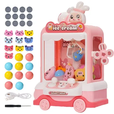Produktbild von Greifmaschine Kinder Krallenspiel - Mini-Greifautomat - Mit Musik - ab 3 Jahren - 18 x 21 x 32 cm