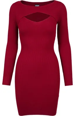 Image de Urban Classics - Robe à encolure pour femmes TN133 (S) (bordeaux)