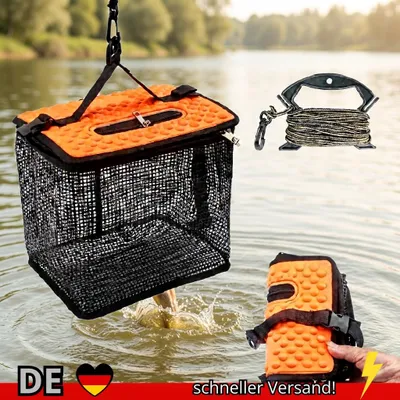 Produktbild von Fischkorb Schwimmend Faltbar Angelzubehör