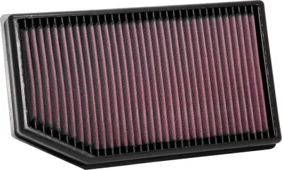 Image de Filtre à air haute performance K&N 33-5076 pour JEEP Wrangler IV (JL) Filtre longue durée Carré