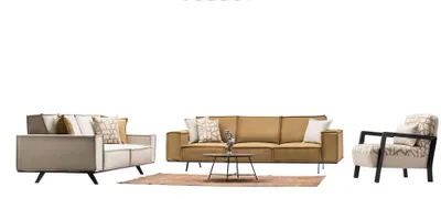 Produktbild von Sofa Set Wohnzimmergarnitur Garnitur Polstergruppe Couch Sofagarnitur 4+3+1