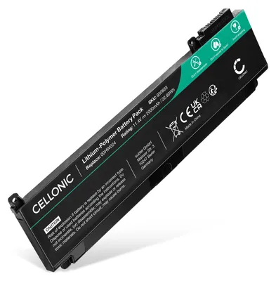 Produktbild von CELLONIC 1x Akku für Notebook Kompatibel mit Lenovo ThinkPad T460s, ThinkPad T460, ThinkPad T470s, 00HW022 - (2000mAh, 11.4V)