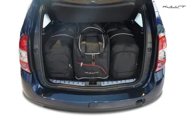 Produktbild von Dacia Duster 2010-2017 Kofferraumtaschen Set 4 Stk