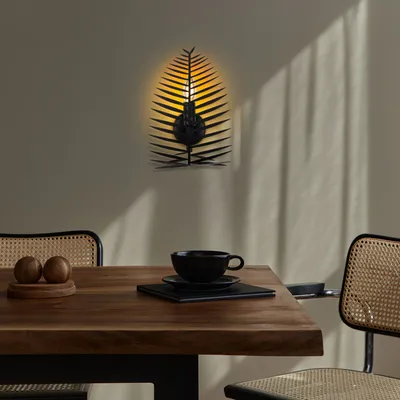 Produktbild von Opviq, Moderne Wandleuchte aus Metall, Schwarz, 20 x 30 x 8 cm | Fassung: 1 x E14 Max 40 W, IP20 | Ideal für industrielle und moderne Wohnräume, stilvolles Design.