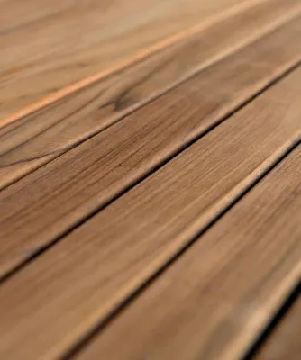 Productafbeelding van Teak Terrasplanken 50 mm Breed en 19 mm Dik - Duurzaam Hout voor Jachtdekken en Tuinmeubelen