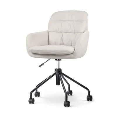 Produktbild von Nout-Mia Bürostuhl beige - schwarzes Gestell
