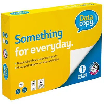 Obrázek produktu pro DataCopy - Papír DataCopy A4 80GR White | Balení 500 listů | 5 kusů