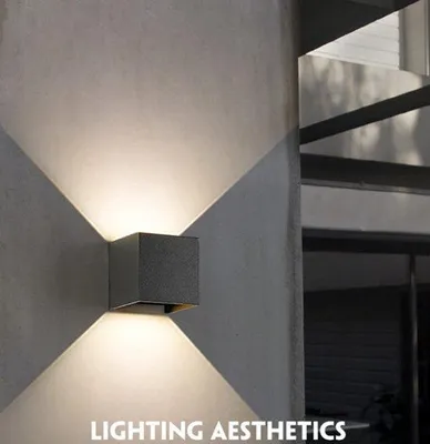 Image de Deux lampes murales rechargeables avec batterie intégrée - Nouveau modèle - avec fonction d'éclairage de couloir