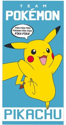 Obrázok produktu pre Plážový uterák s motívom Pokémonov