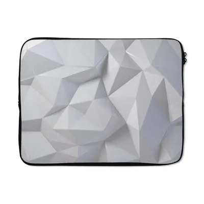 Produktbild von MuchoWow® Laptop Hülle 14 ZollHintergrund - Abstrakt - Weiß Laptoptasche - Laptoptasche - Stoßsicher - Schutzhaube