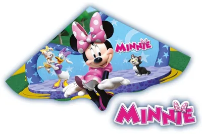 Zdjęcie produktu dla Latawiec Minnie z pojedynczą linką PE, 115x63cm - długość linki maks. 100m