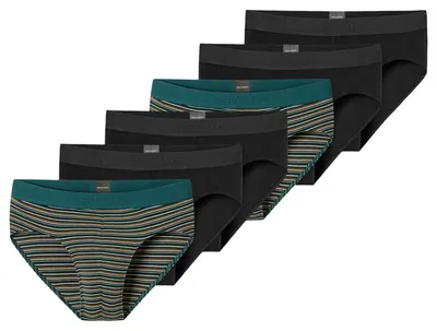 Produktbild von Schiesser 6er Pack 95/5 Baumwolle Rio Slip / Unterhose Hochwertiger Single Jersey für besten Tragekomfort, Elastischer Bund für perfekten Sitz und Bewegungsfreiheit, Bequeme Beinausschnitte für angenehmen Alltag