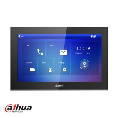 Obrázok produktu pre Dahua Technology DHI-VTH5441G, 25,4 cm (10"), LCD/TFT, 1024 x 600 px, Kapacitné, Čierna, SD