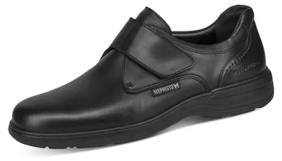 Immagine prodotto di Ciabatte da uomo in vera pelle liscia con chiusura a velcro