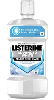 Produktbild von Listerine ADVANCED WHITE Mundspülung 500 ml
