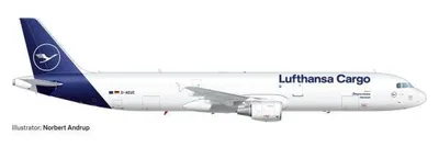 Produktbild von Herpa Wings 1:200 Airbus A 321P2F Lufthansa Cargo 572439
