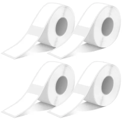 Produktbild von 4 Rollen Thermotransfer-Etikettenband, 13×30 mm für LBP160 - August LBP001W
