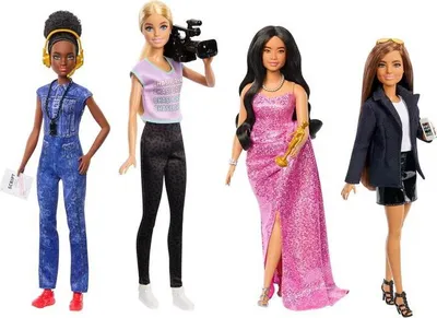 Zdjęcie produktu dla Mattel Barbie Zestaw do pracy z 4 lalkami i akcesoriami HRG54