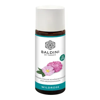 Produktbild von Wildrosen-Hautöl 50ml, mild duftend und natürlich pflegendes Massageöl