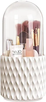 Produktbild von Make-up Organizer für Schlafzimmer, 360-Grad, transparenter Cosmetik-Schmuckkasten