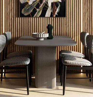 Produktbild von Esszimmertisch Familientisch Designer Esstisch Esstisch Tisch 90x90