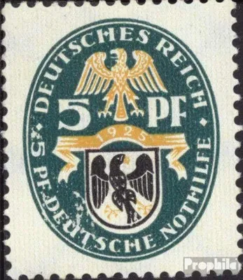 Produktbild von Briefmarken Deutsches Reich 1925 Mi 375 postfrisch Nothilfe:Wappen