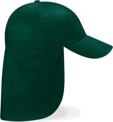Immagine prodotto di Berretto / Cappello / Cappello stile legionario junior Beechfield B11B - Colore: Verde bottiglia - Taglia: Unica
