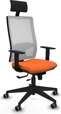 Produktbild von Bürostuhl mit Kopfstütze Piqueras y Crespo 1D066G1 Orange
