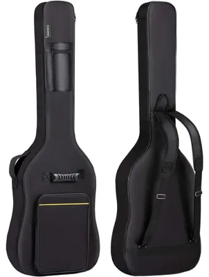Imagen del producto de CAHAYA: Funda para bajo, funda para bajo eléctrico, funda de alto rendimiento, funda acolchada para guitarra eléctrica de bajo, resistente al desgarro e impermeable. Modelo: CY0222