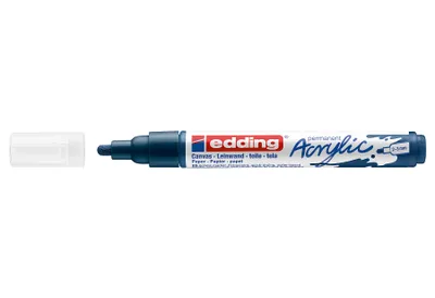 Produktbild von Edding 5100 Acrylmarker Medium, Blau, Blau, Medium, 2 mm, 3 mm, Tinte auf Wasserbasis
