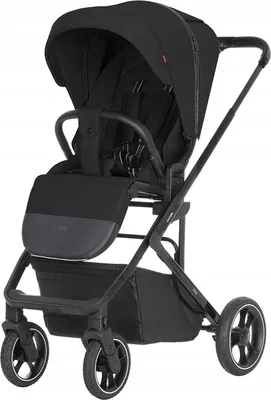 Obrázok produktu pre Kinderwagen Alfa 5508 2024 Midnight Black - 3 Poz. Grössere Räder, Neu