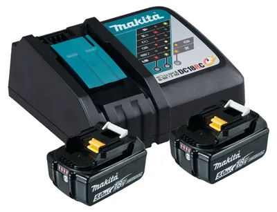 Produktbild von Makita 197570-9 Power-Source-Kit Li 18 V/5,0 Ah 2x Akku + Ladegerät