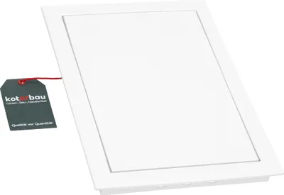 Produktbild von KOTARBAU® Revisionstür Revisionsklappe 20x30 cm zum Lackieren Schnappverschluss Revitür  Inspektionstür Zugangstür Wartungsklappe Serviceklappe Trockenbau Reinigungsklappe Kunststoff Weiß