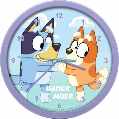 Produktbild von Bluey Dance Mode Wanduhr 25 cm
