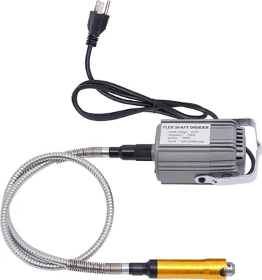 Produktbild von Elektrisches Rotationswerkzeug - Flexwellen-Schleifer & Gravierstift - 780 W 25.000 U/min - Fußpedal - Spannbereich 0,3–6 mm - 1 m Flexwelle - 220 V EU‑Stecker