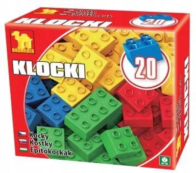 Produktbild von Dromader Maxi Bausteine 20 Teile Konstruktionsspielzeug