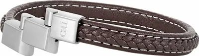 Produktbild von cai Armband Edelstahl 21cm schwarz ohne Stein 065060006-22