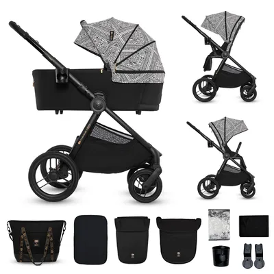 Obrázok produktu pre KINDERKRAFT Kočík Nea 2 2v1 Lunar Black Bizuu